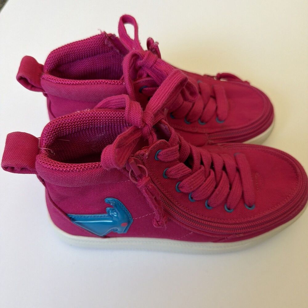 BILLY Footwear Billy High Top Pink Canvas Kids 2